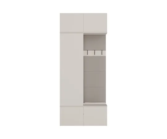 Garderoba Szafa + Wieszak HAGA II 1Sz1W KASZMIR BEŻ-5