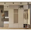Garderoba HAGA IV 3Sz1W KASZMIR BEŻ 3x Szafa + Wieszak-4