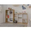 Regał Malax 2X3 DĄB ARTISAN BIAŁY-3