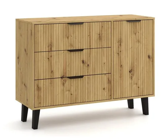 Komoda Scandi 1D3S SLIM DĄB ARTISAN-1
