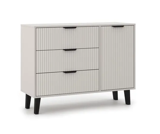 Komoda Scandi 1D3S SLIM KASZMIR BEŻ-1