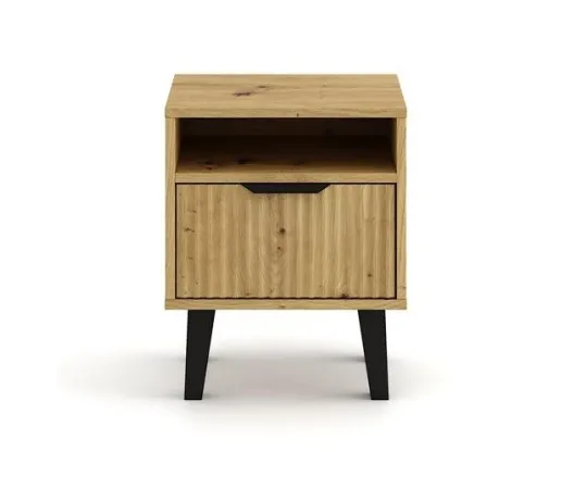 Szafka nocna Scandi 1S SLIM DĄB ARTISAN-4