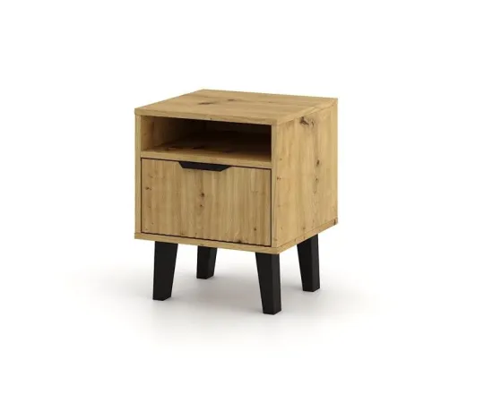 Szafka nocna Scandi 1S SLIM DĄB ARTISAN-5