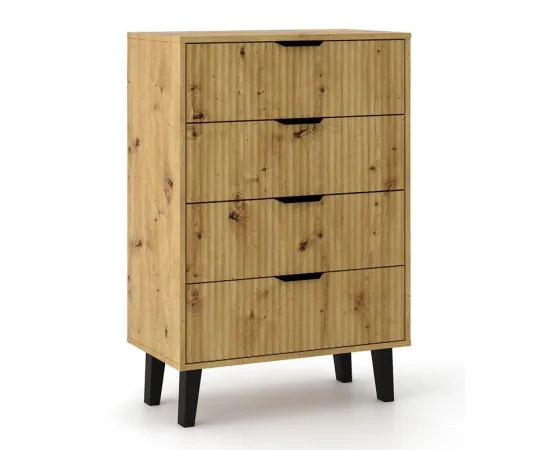 Komoda Scandi 4S SLIM DĄB ARTISAN-1