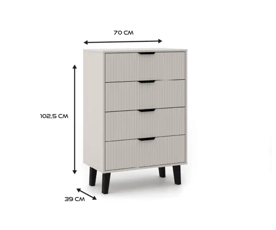 Komoda Scandi 4S SLIM KASZMIR-3