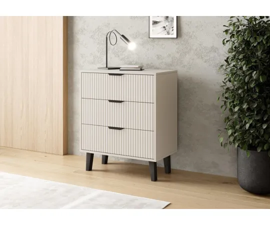 Komoda Scandi 3S SLIM KASZMIR BEŻ-2