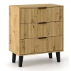 Komoda Scandi 3S SLIM DĄB ARTISAN-1