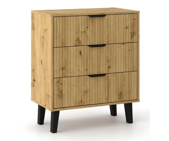 Komoda Scandi 3S SLIM DĄB ARTISAN-1