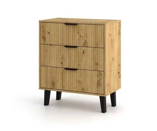 Komoda Scandi 3S SLIM DĄB ARTISAN-4