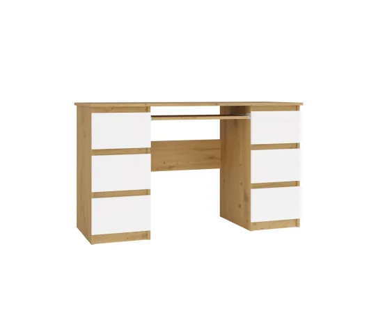 Biurko Kuba KUBA DĄB ARTISAN BIEL-12