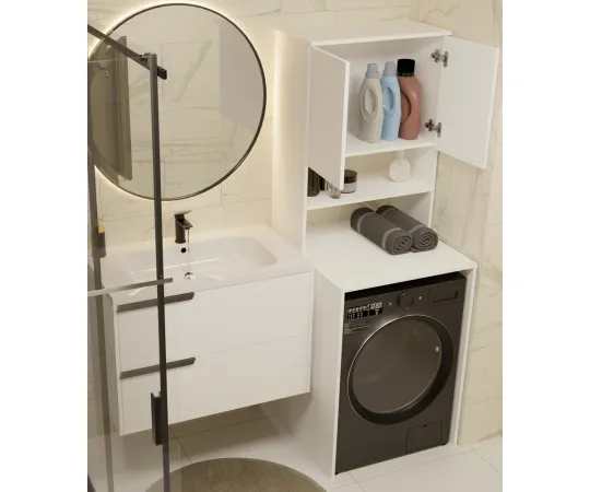 Słupek łazienkowy Pola MULTI BIAŁY-10