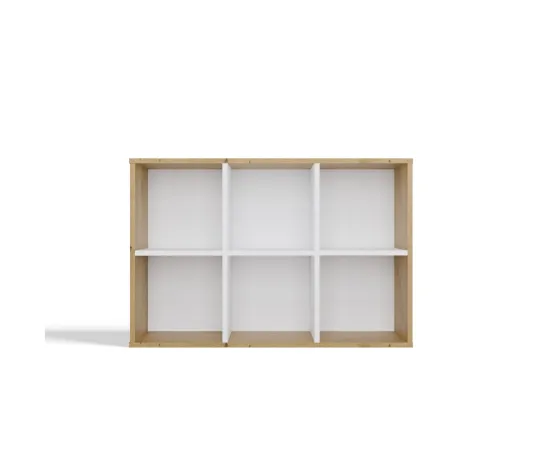 Regał Malax MINI 2X3 DĄB ARTISAN BIEL-7