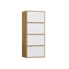 Komoda ALMA Front BIEL Korpus DĄB ARTISAN-9