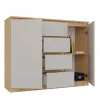 Komoda Malwa 2D4S 120 DĄB ARTISAN KASZMIR BEŻ-12