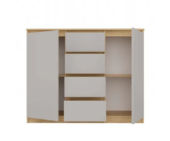 Komoda Malwa 2D4S 120 DĄB ARTISAN KASZMIR BEŻ-14