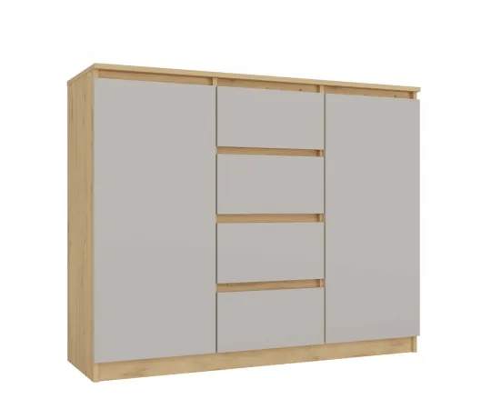 Komoda Malwa 2D4S 120 DĄB ARTISAN KASZMIR BEŻ-16
