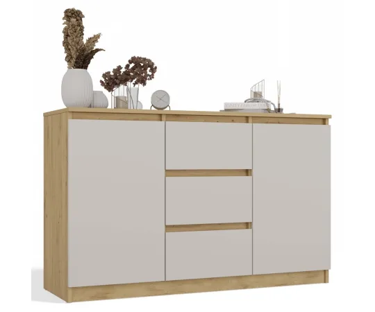 Komoda Malwa 2D3S DĄB ARTISAN KASZMIR BEŻ-1