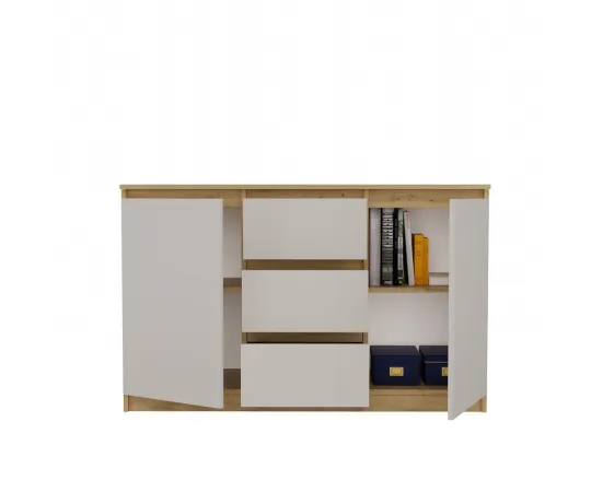 Komoda Malwa 2D3S DĄB ARTISAN KASZMIR BEŻ-12
