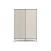 Witryna KAMARO 2DD SLIM/GŁADKI KASZMIR Lamele Front Ryflowany + Klasyczny-3
