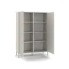 Witryna KAMARO 2DD SLIM/GŁADKI KASZMIR Lamele Front Ryflowany + Klasyczny-5