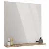 LUSTRO ŁAZIENKOWE Z PÓŁKĄ TIGO 60x61,5 CM DĄB EVOKE DO ŁAZIENKI PRZEDPOKOJU-1