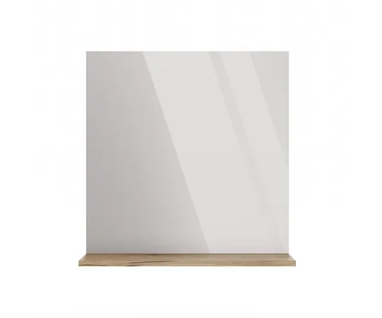 LUSTRO ŁAZIENKOWE Z PÓŁKĄ TIGO 60x61,5 CM DĄB EVOKE DO ŁAZIENKI PRZEDPOKOJU-15