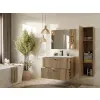 SZAFKA POD UMYWALKĘ TIGO 80 2S DĄB EVOKE 2 SZUFLADY RYFLOWANY FRONT WISZĄCA-6