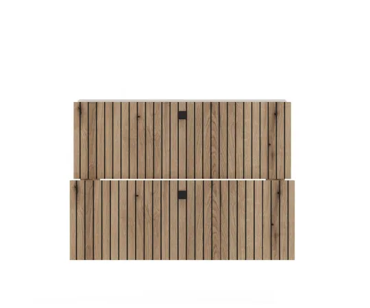 SZAFKA POD UMYWALKĘ TIGO 80 2S DĄB EVOKE RYFLOWANY FRONT + UMYWALKA-15