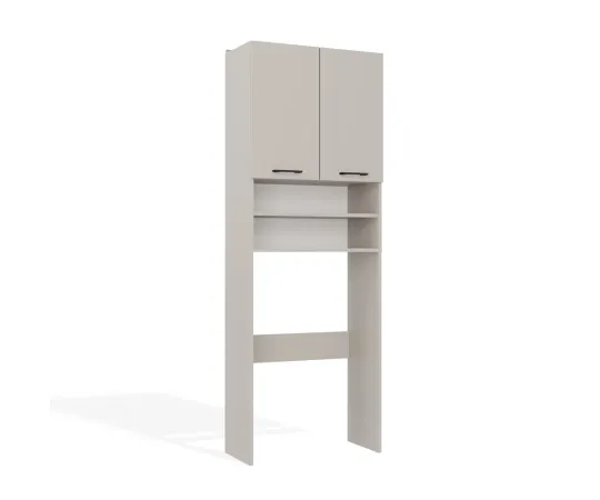 Szafka Łazienkowa na Pralkę POLA DK KASZMIR BEŻ Regał Słupek 180X64X30-7