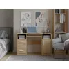 BIURKO DELTA DĄB ARTISAN 120 Cm 3 Szuflady Szafka Półki Do Biura Pokoju Na Laptop-3