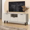 SZAFKA RTV Scandi 2D1S SLIM KASZMIR BEŻ-2
