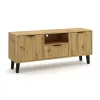 SZAFKA RTV Scandi 2D1S SLIM DĄB ARTISAN-1