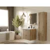 SZAFKA POD UMYWALKĘ TIGO 60 2S DĄB EVOKE 2 SZUFLADY RYFLOWANY FRONT WISZĄCA-8